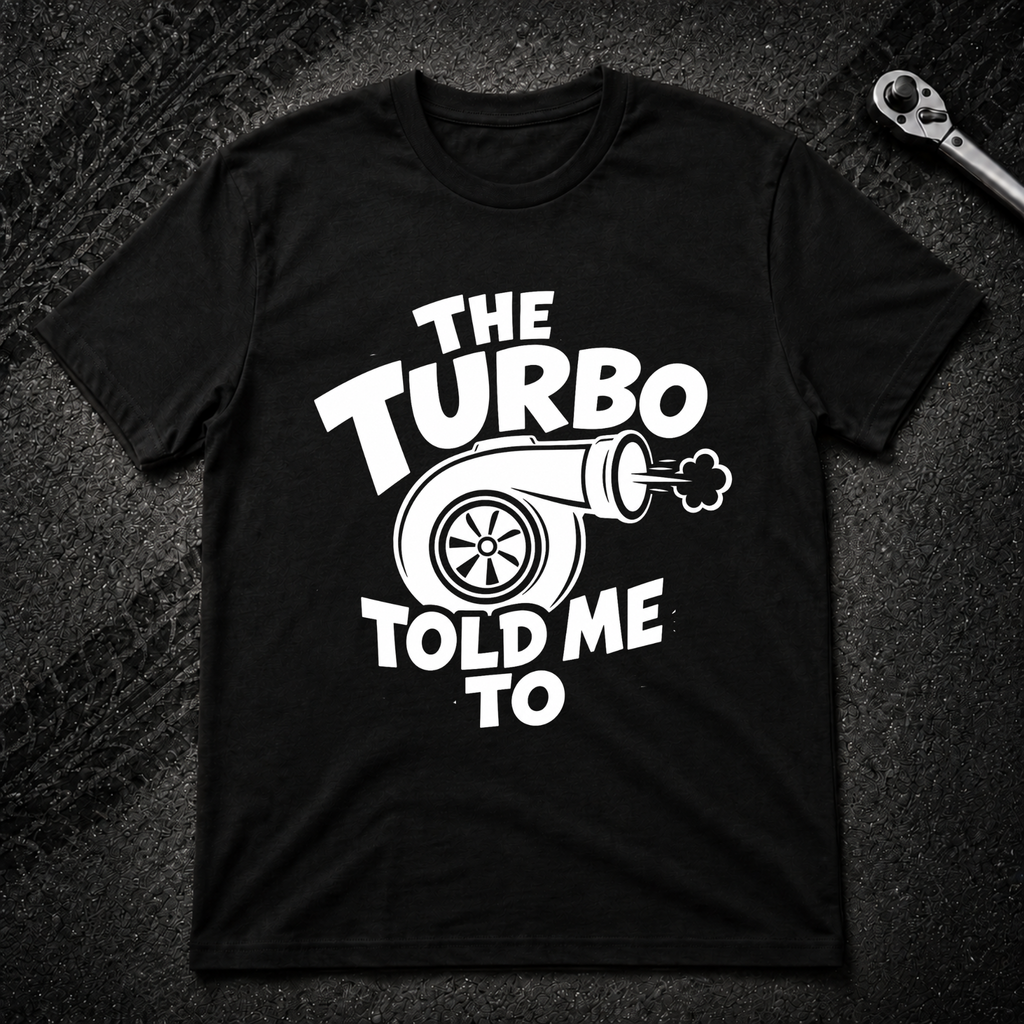 The Turbo Told Me To T-Shirt