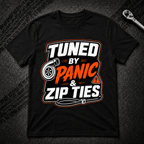 Tuned By Panic & Zip Ties T-Shirt