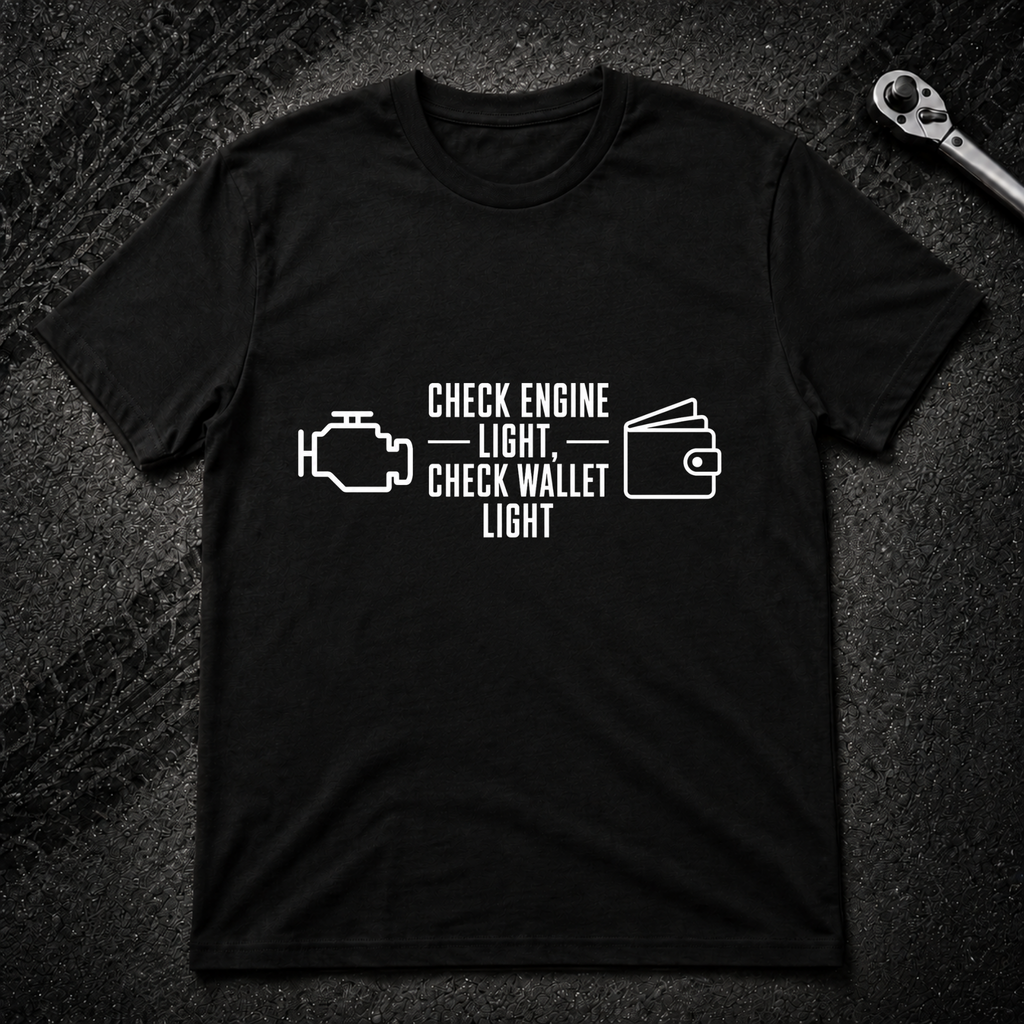 Check Wallet Light T-Shirt