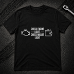 Check Wallet Light T-Shirt