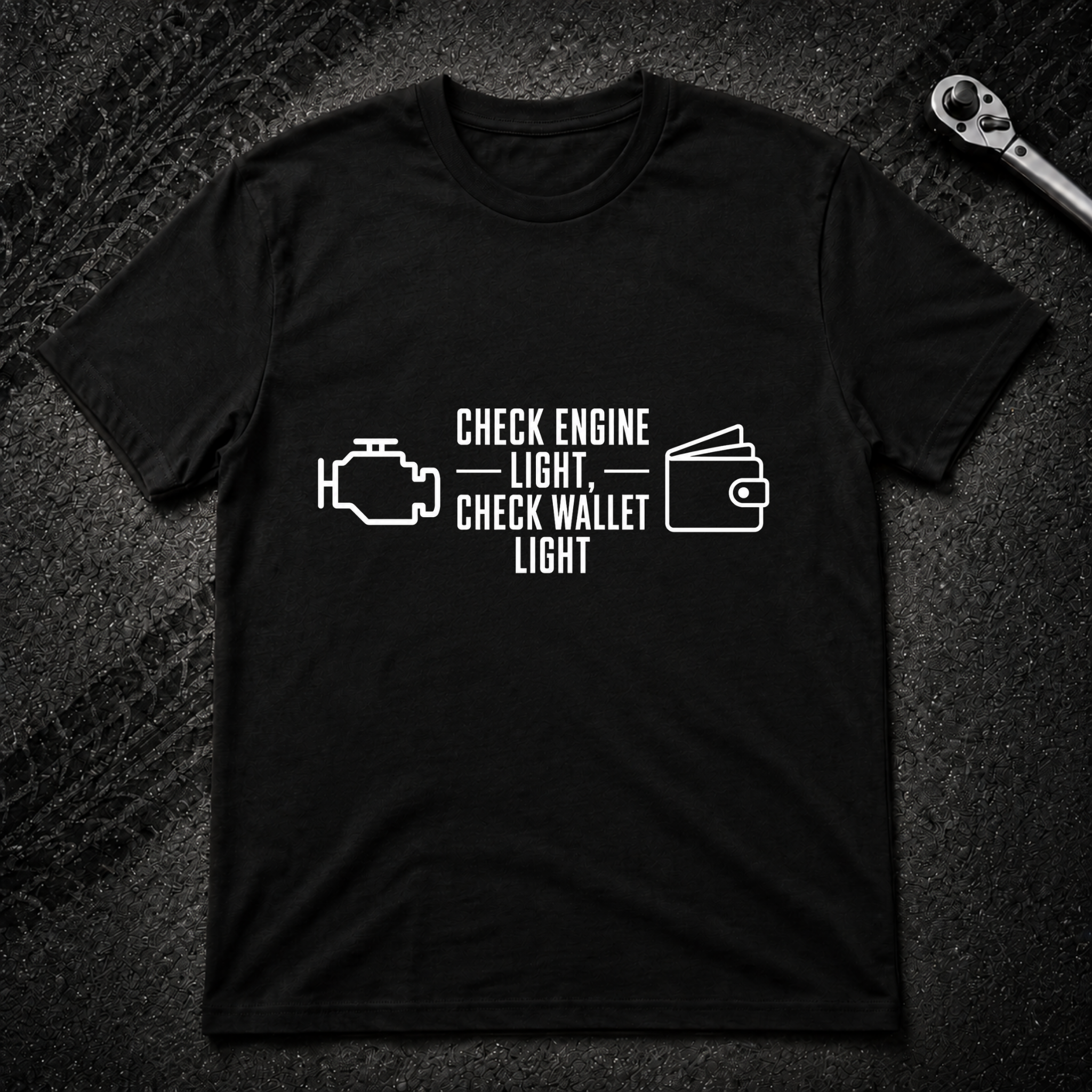 Check Wallet Light T-Shirt