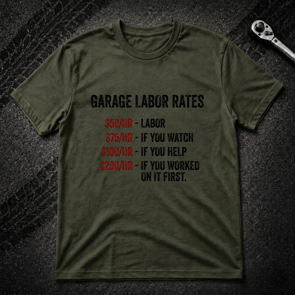 Garage Labor Rates T-Shirt