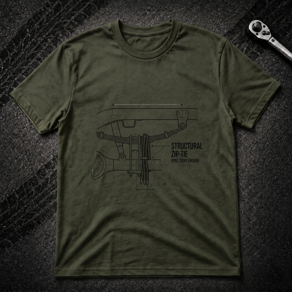 Structural Zip-tie T-Shirt