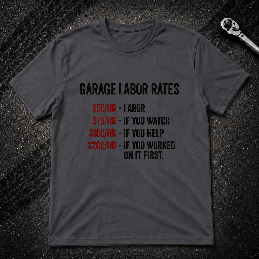 Garage Labor Rates T-Shirt