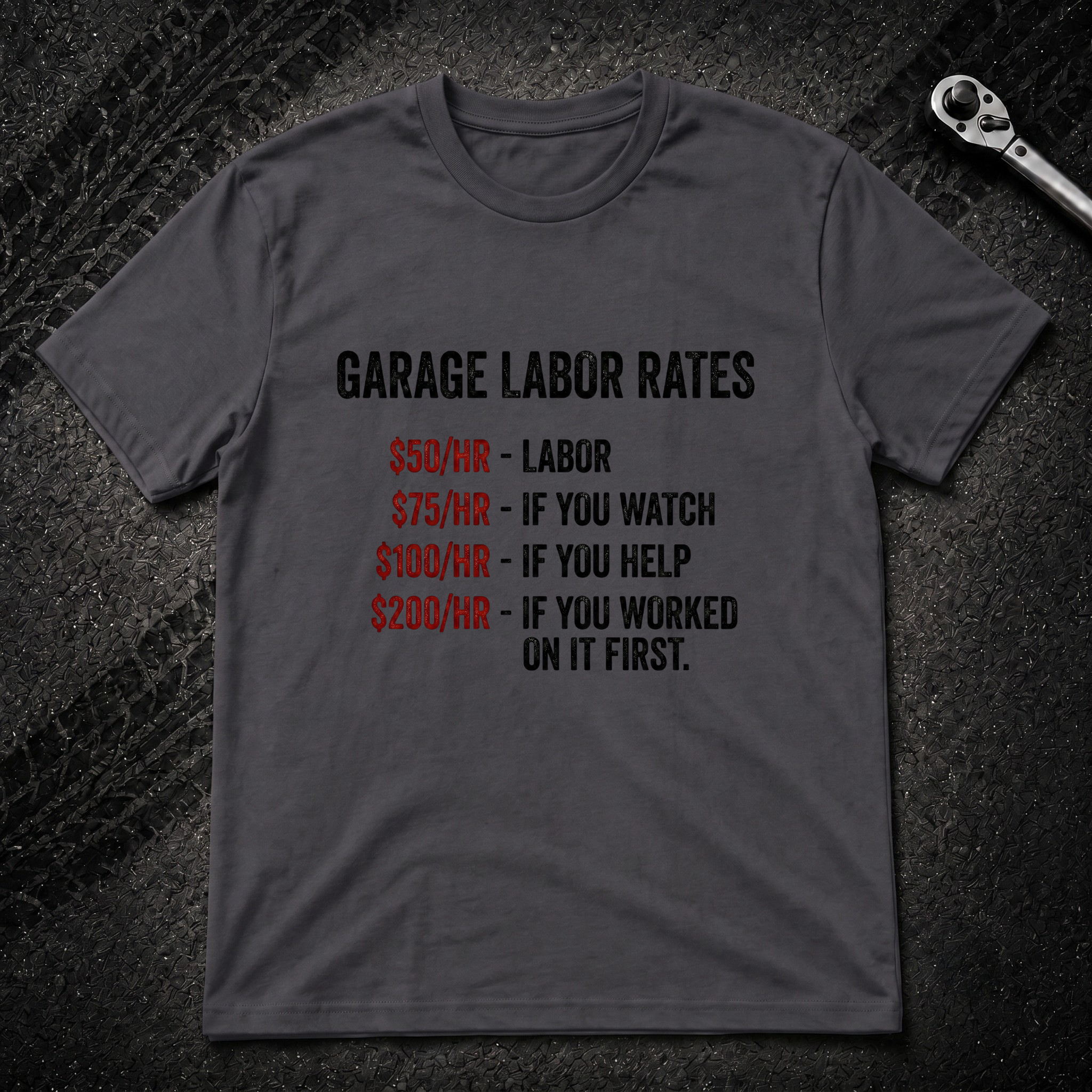 Garage Labor Rates T-Shirt