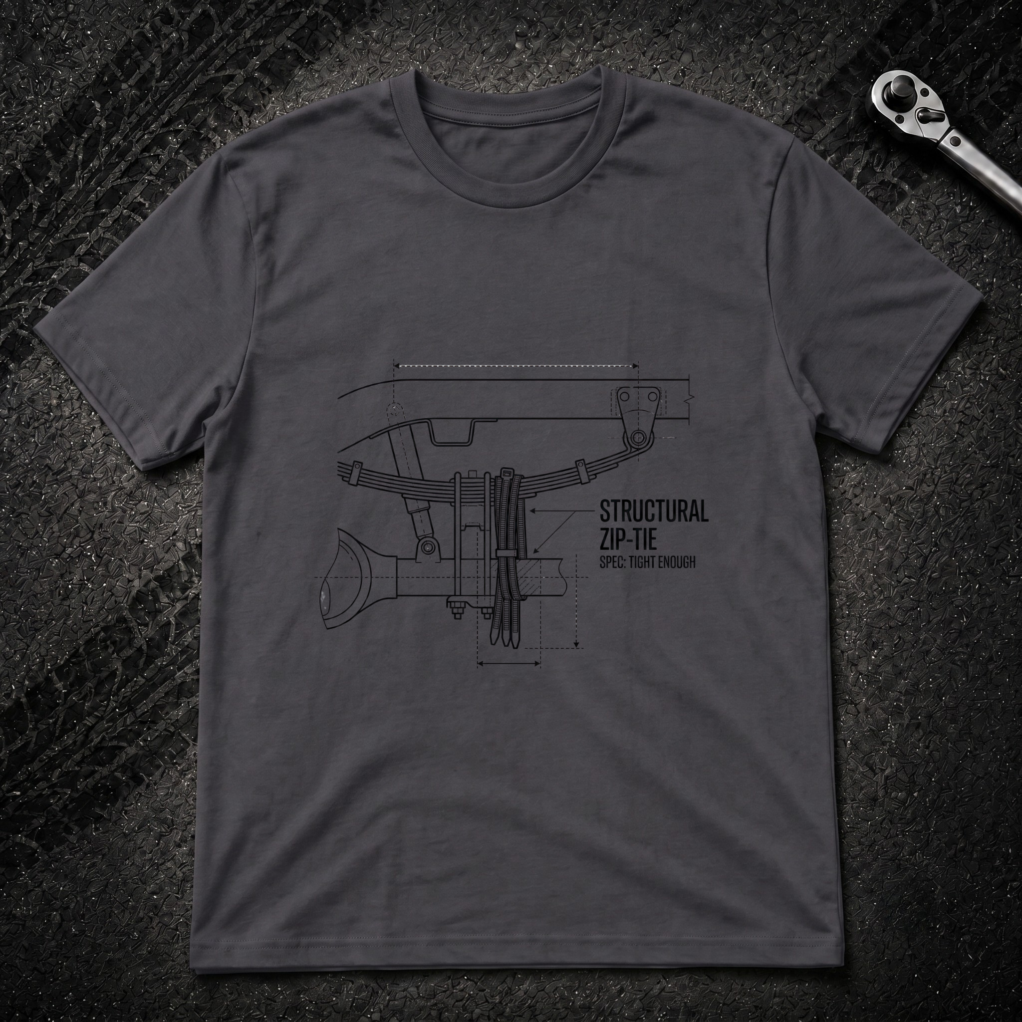 Structural Zip-tie T-Shirt