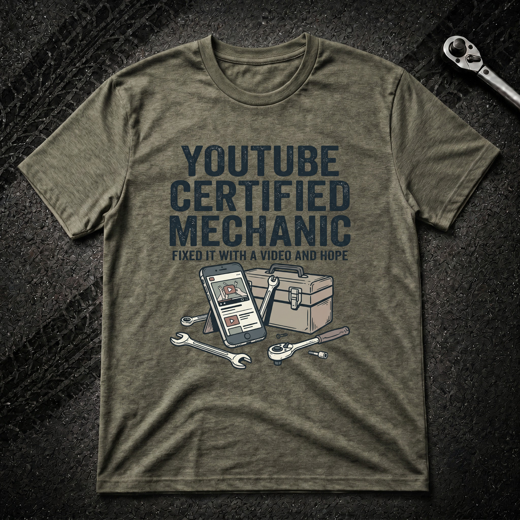 Youtube Certified Mechanic T-Shirt