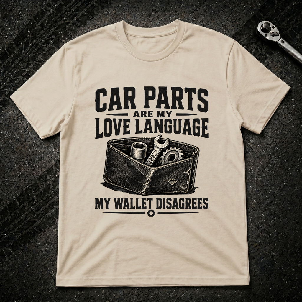 Car Parts Are My Love Language T-Shirt