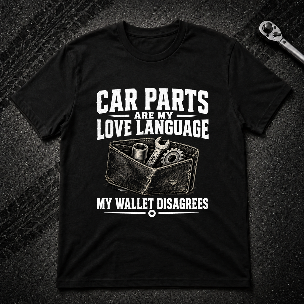 Car Parts Are My Love Language T-Shirt