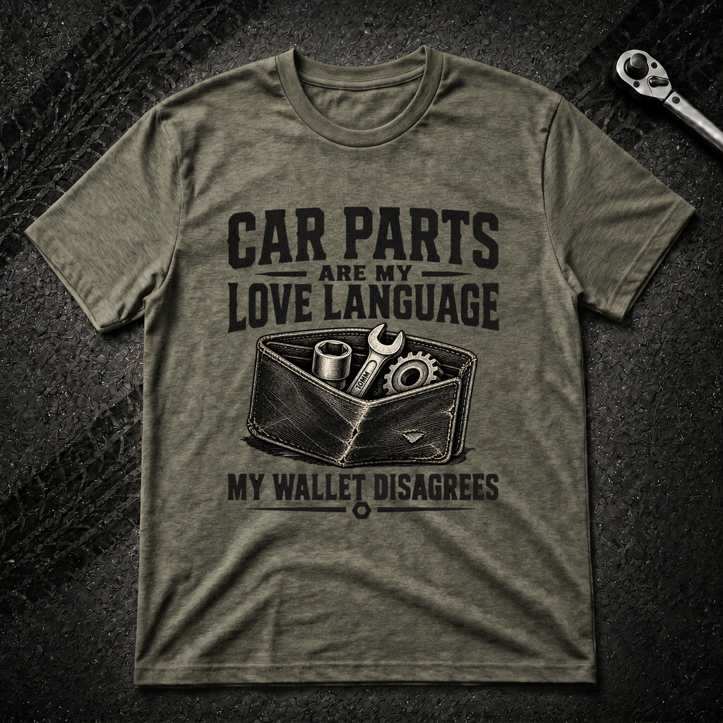 Car Parts Are My Love Language T-Shirt