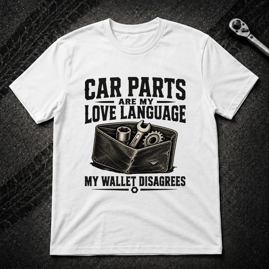 Car Parts Are My Love Language T-Shirt