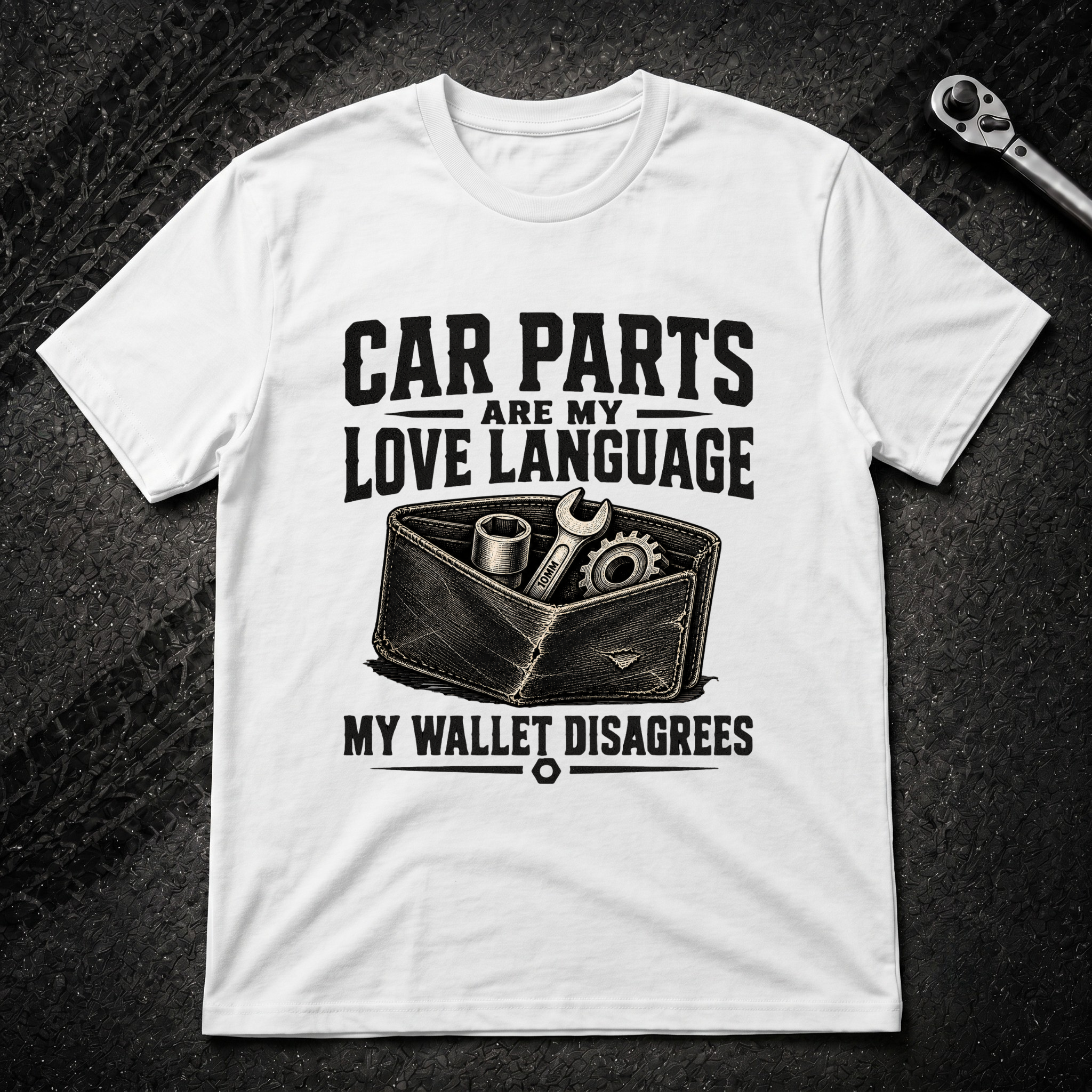 Car Parts Are My Love Language T-Shirt