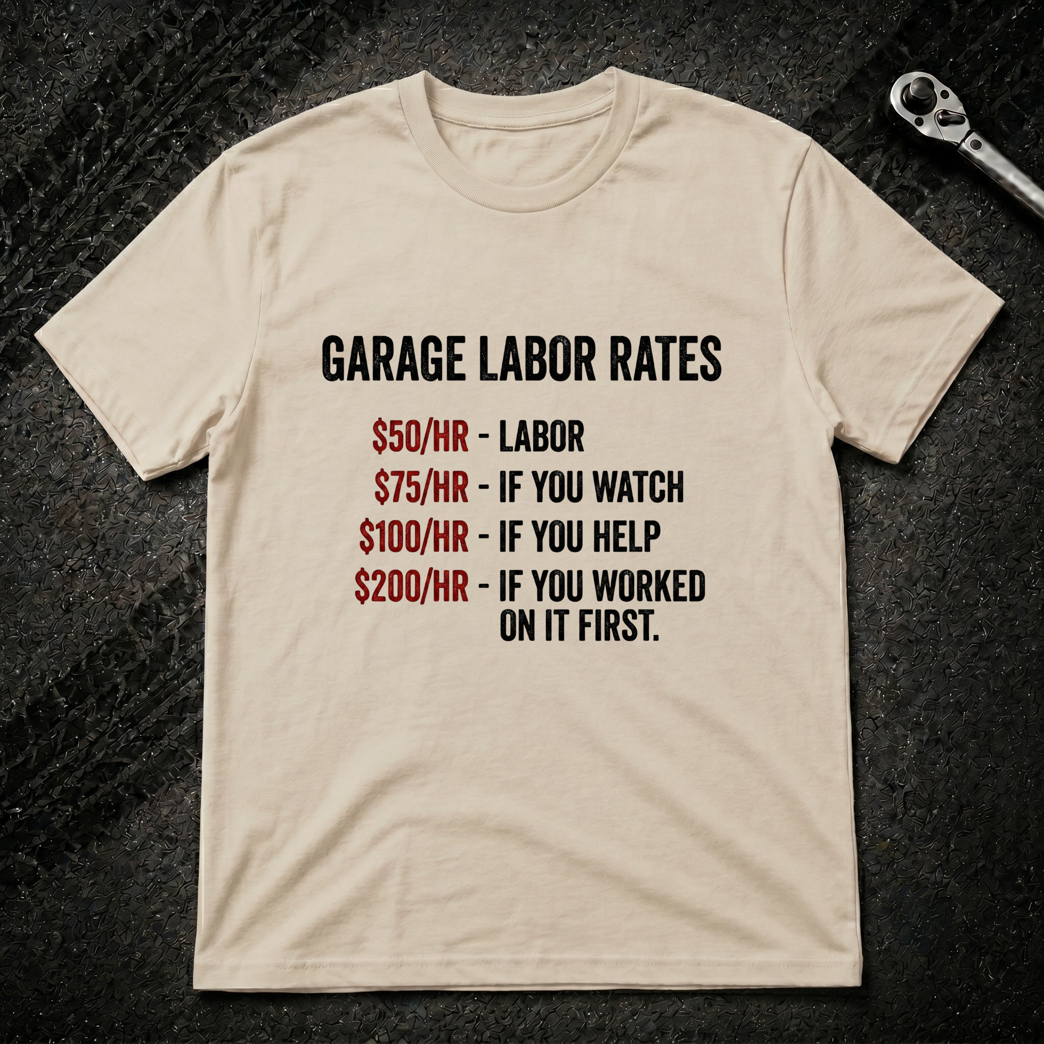 Garage Labor Rates T-Shirt