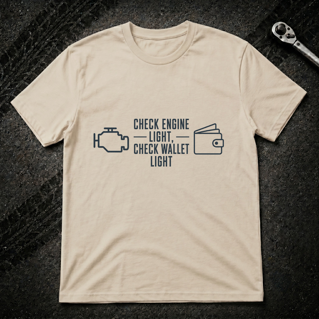 Check Wallet Light T-Shirt
