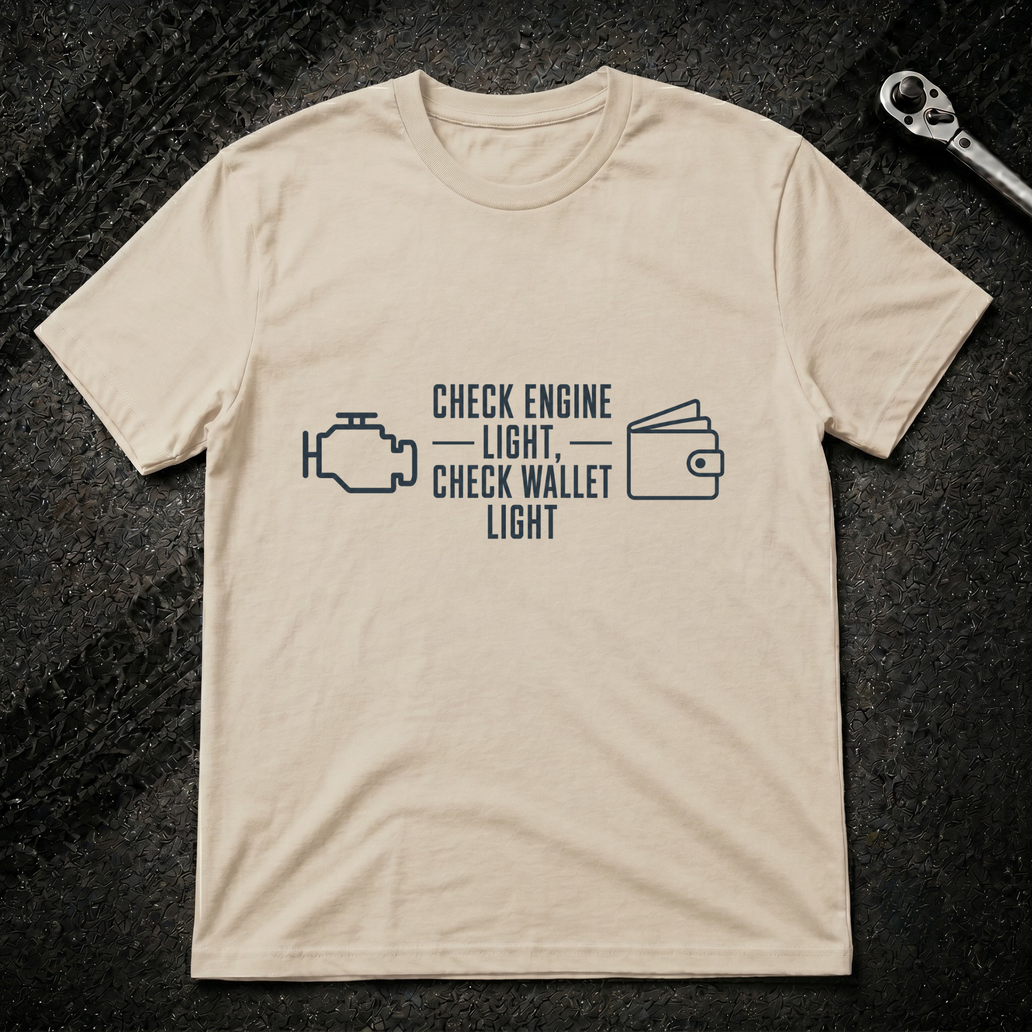 Check Wallet Light T-Shirt