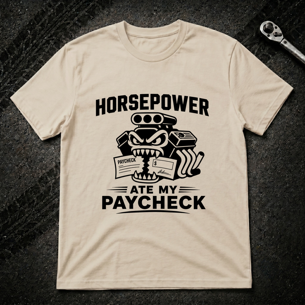 Horse Power Ate My Paycheck T-Shirt