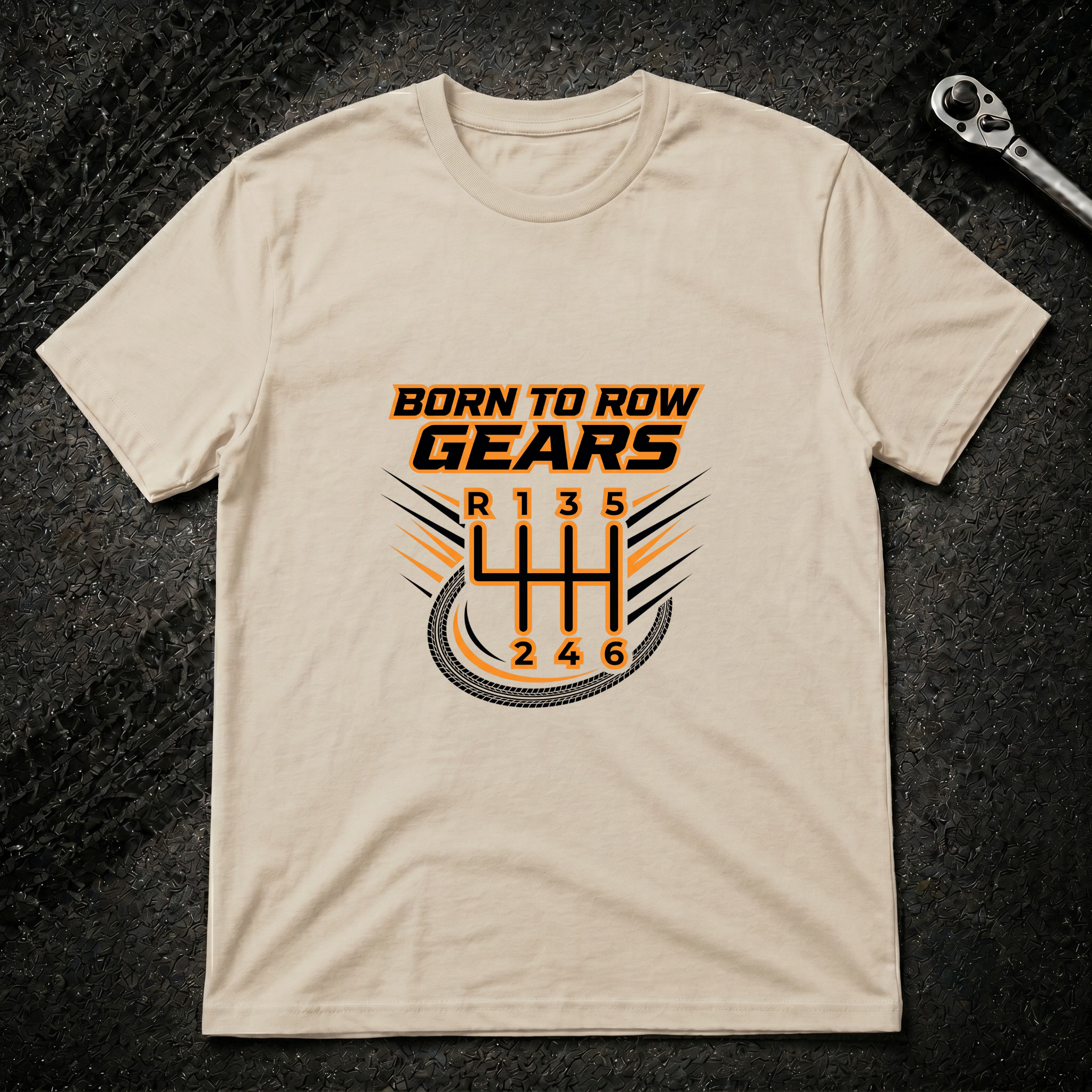Born To Row Gears T-Shirt