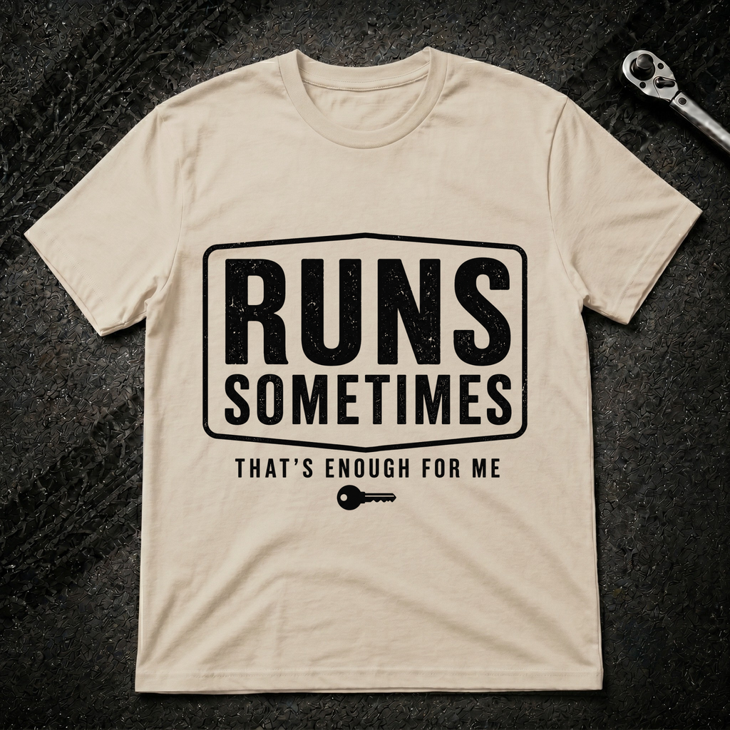Runs Sometimes T-Shirt