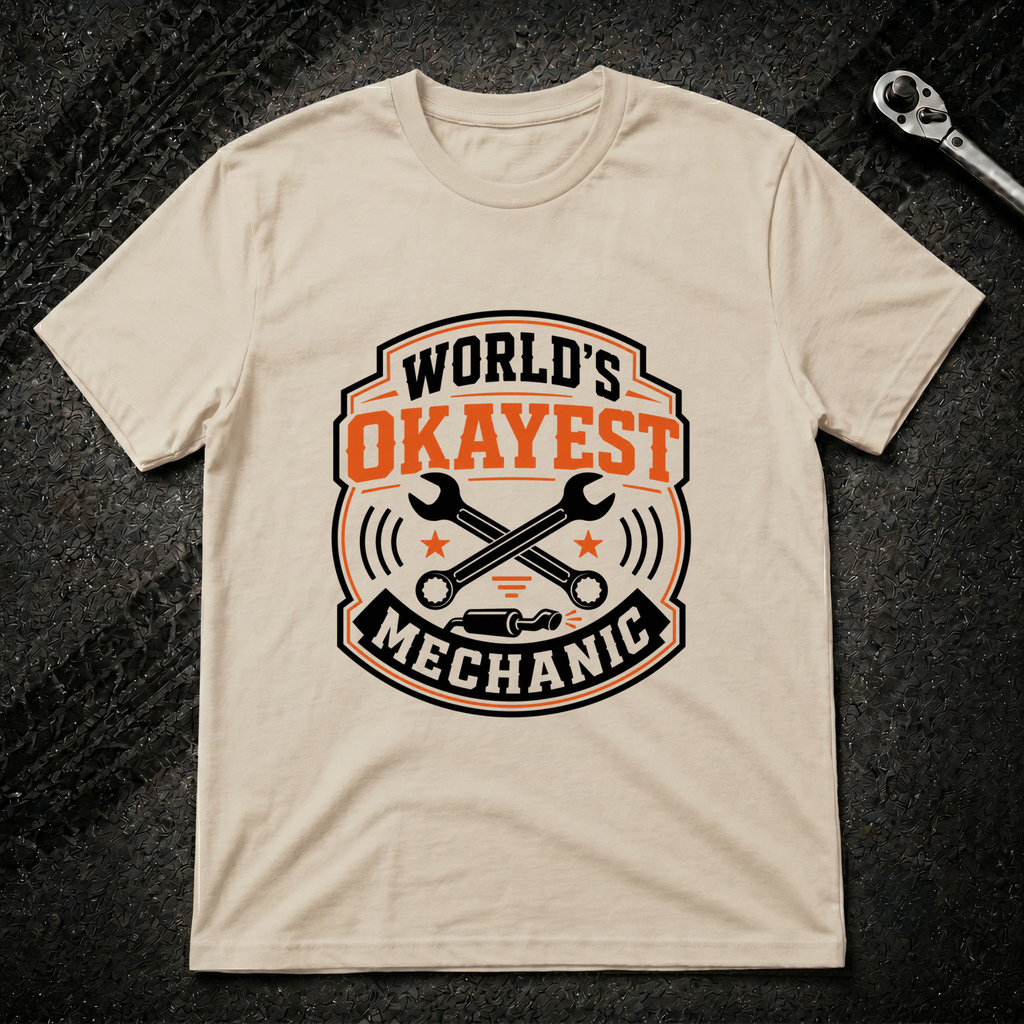 Worlds Okayest Mechanic T-Shirt