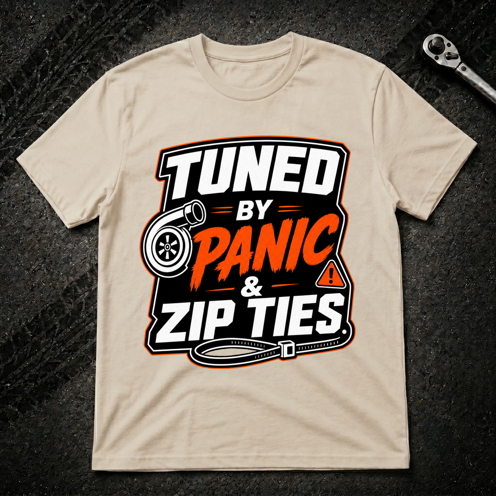 Tuned By Panic & Zip Ties T-Shirt