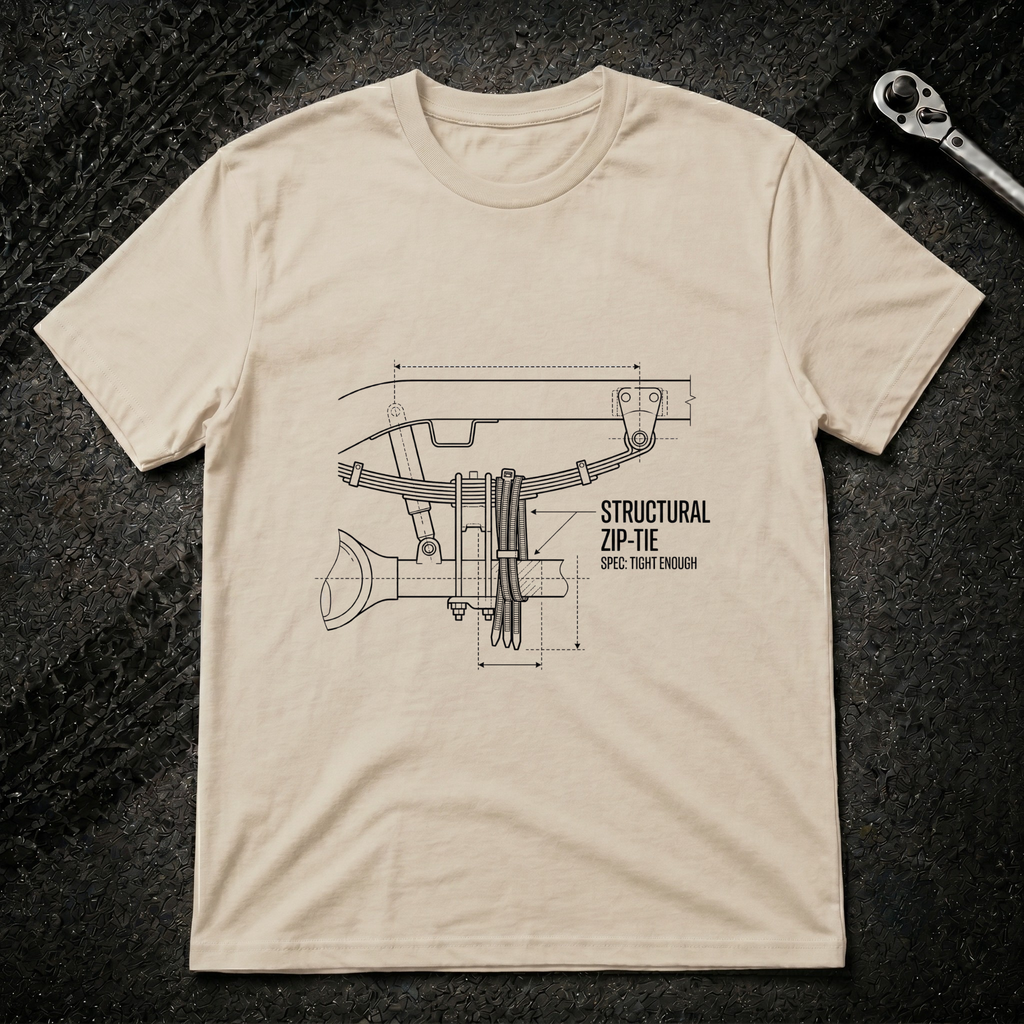 Structural Zip-tie T-Shirt