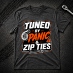 Tuned By Panic & Zip Ties T-Shirt