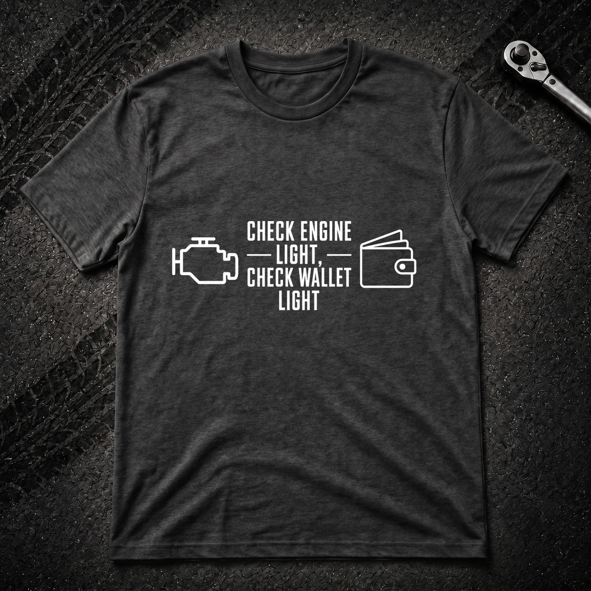 Check Wallet Light T-Shirt
