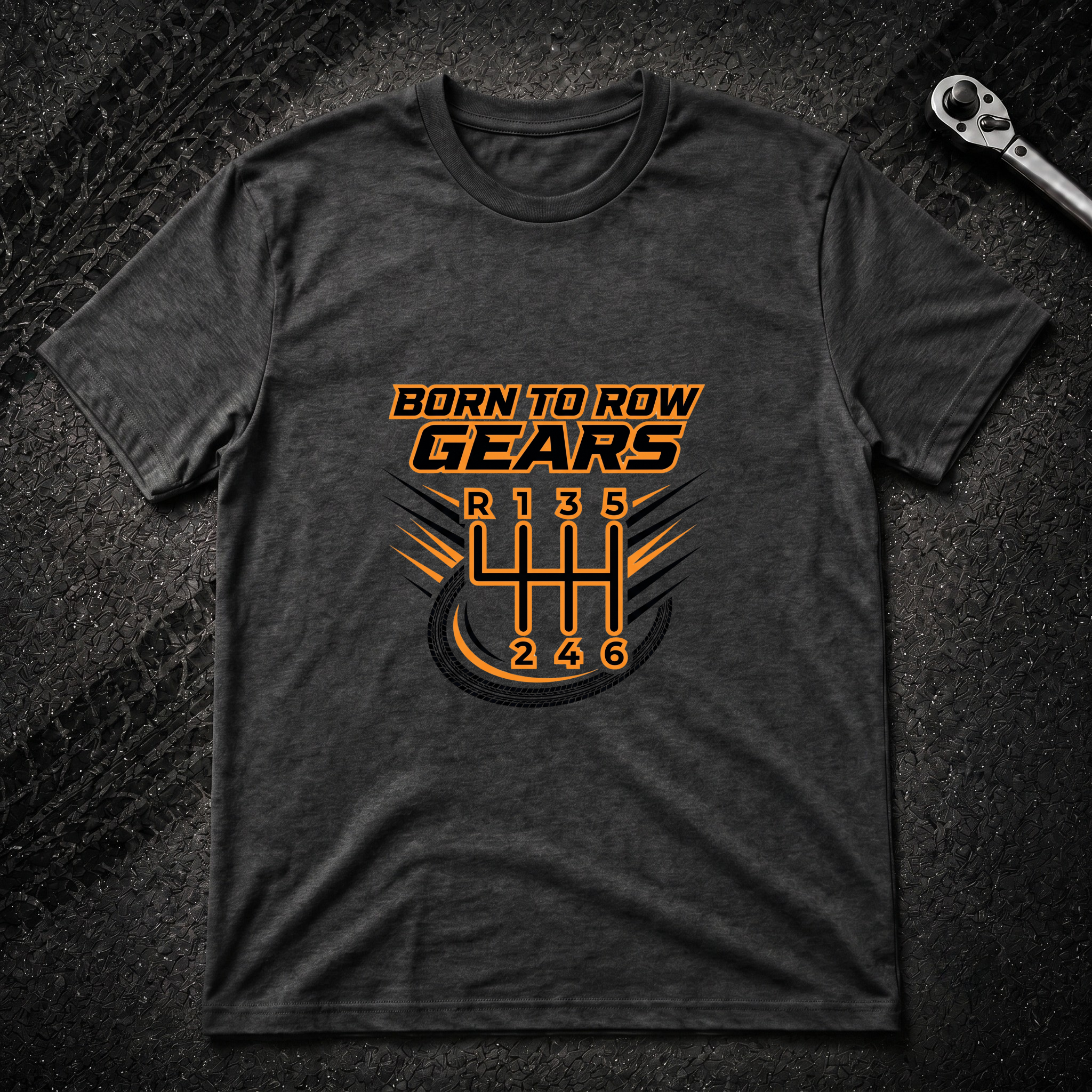 Born To Row Gears T-Shirt