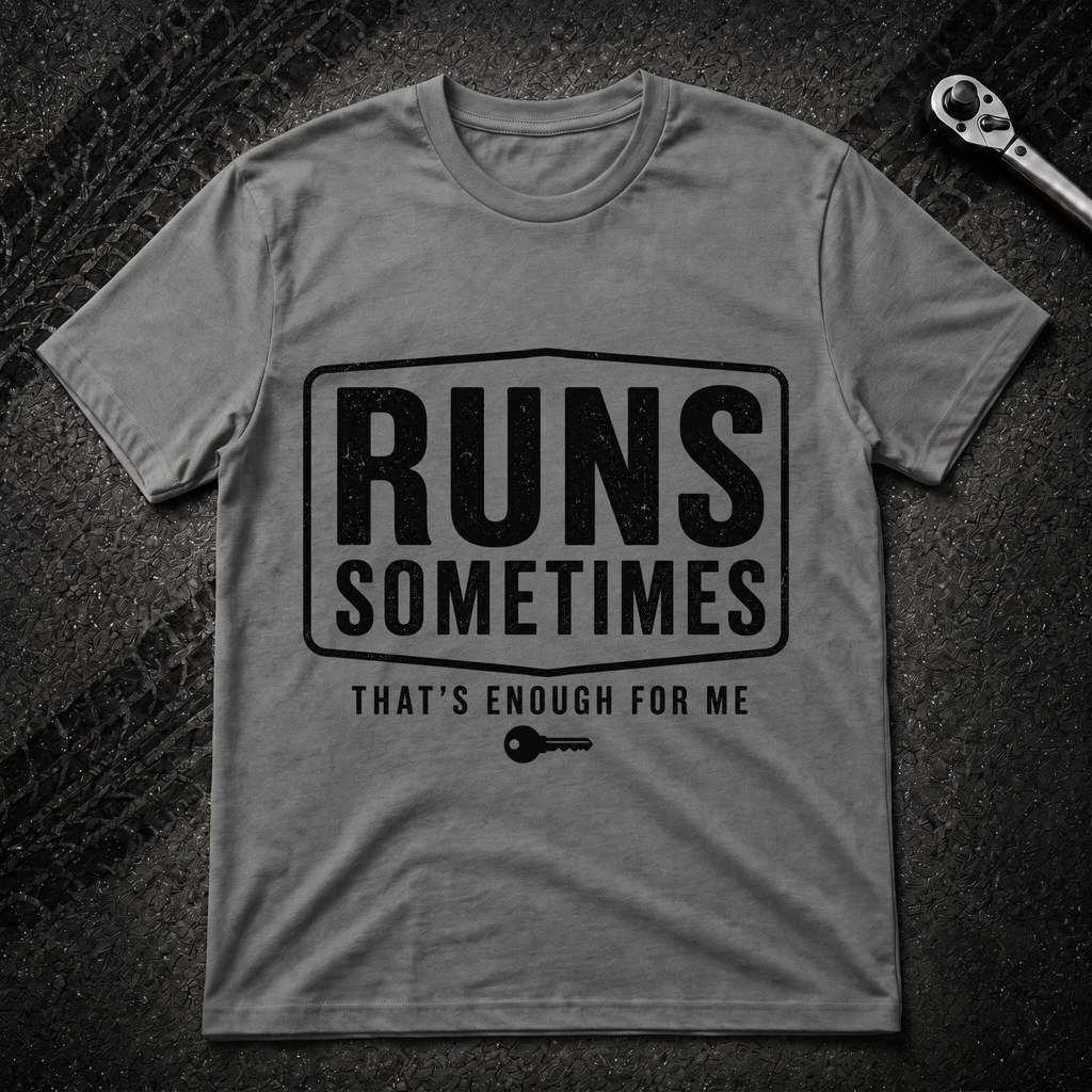 Runs Sometimes T-Shirt