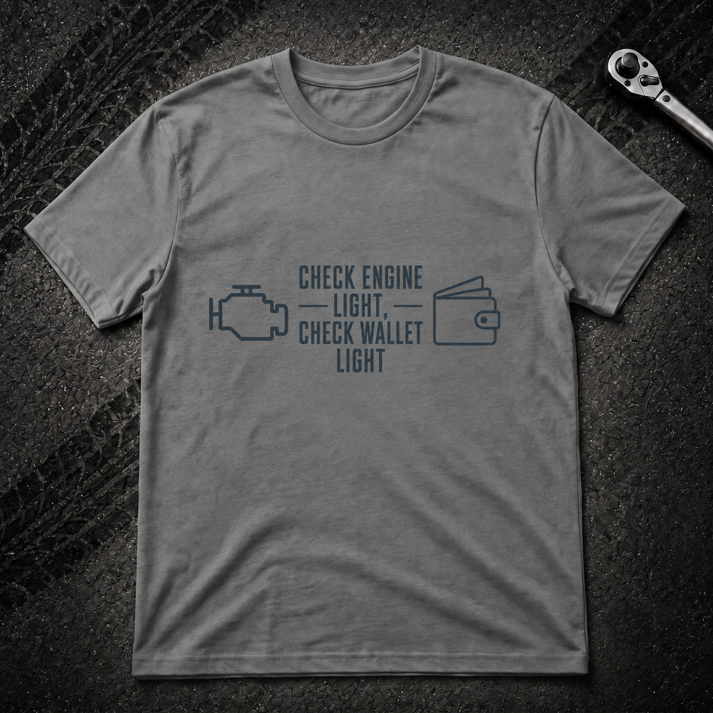 Check Wallet Light T-Shirt