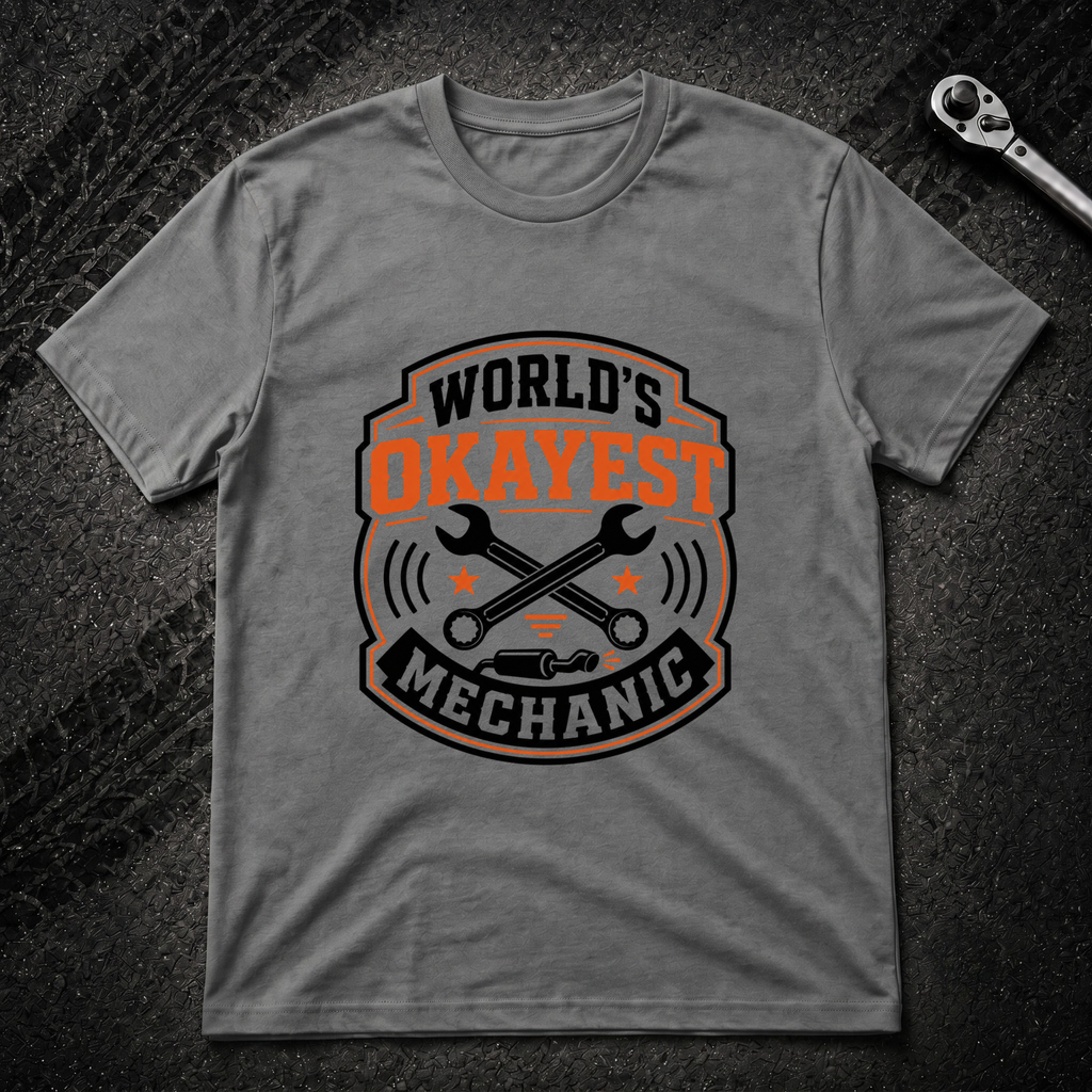Worlds Okayest Mechanic T-Shirt