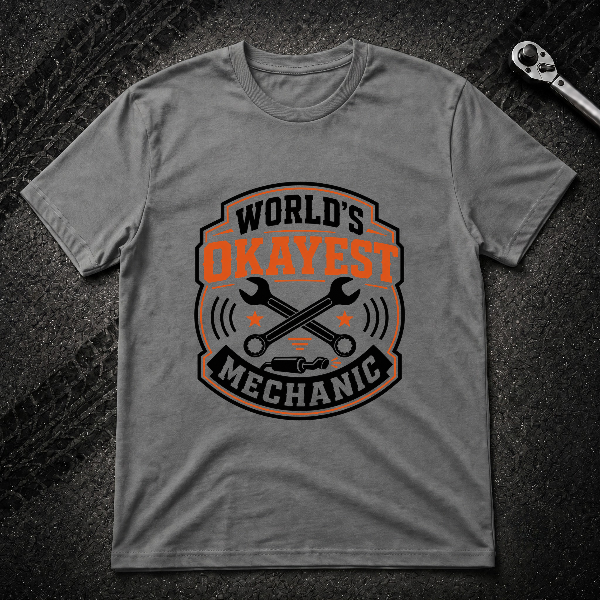 Worlds Okayest Mechanic T-Shirt