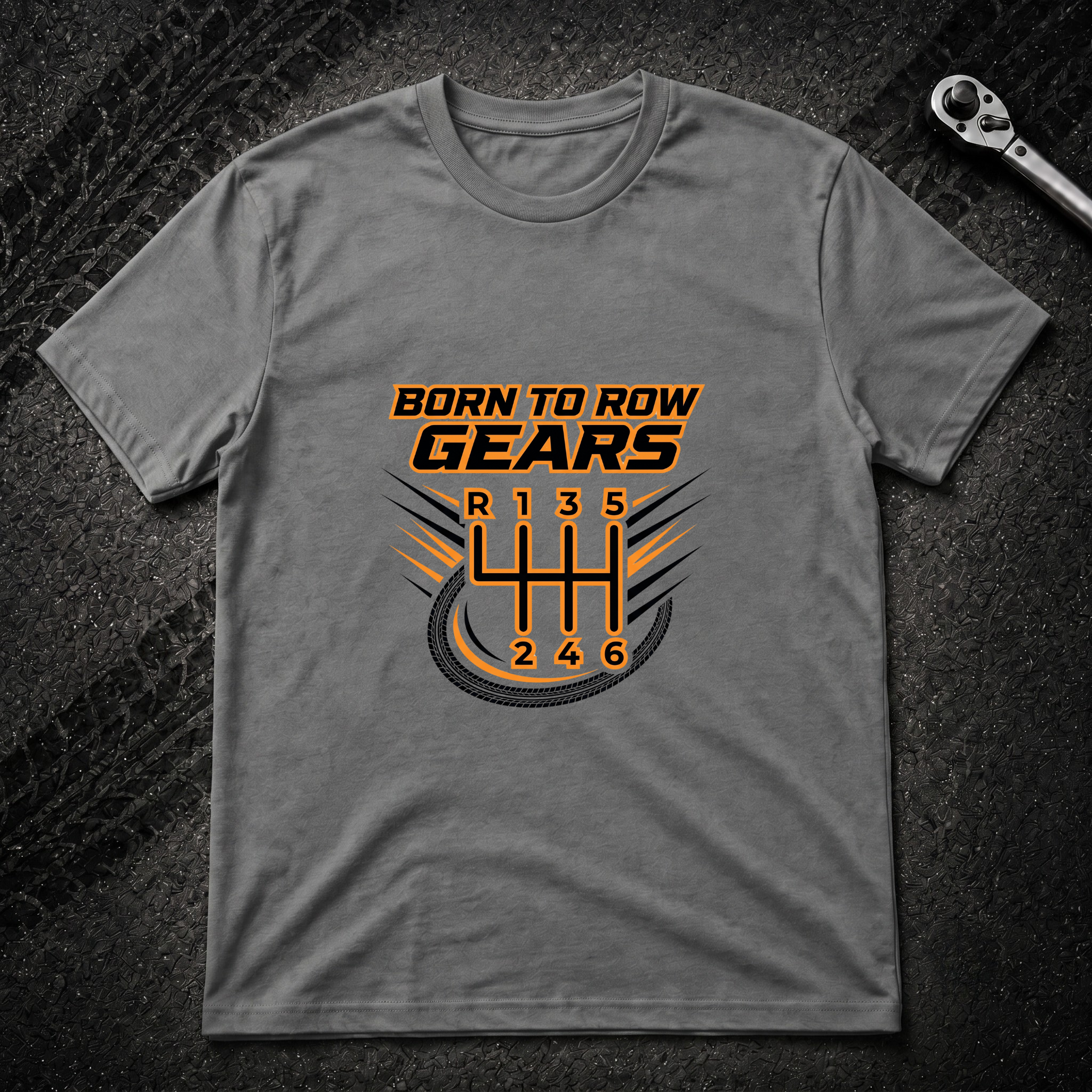 Born To Row Gears T-Shirt