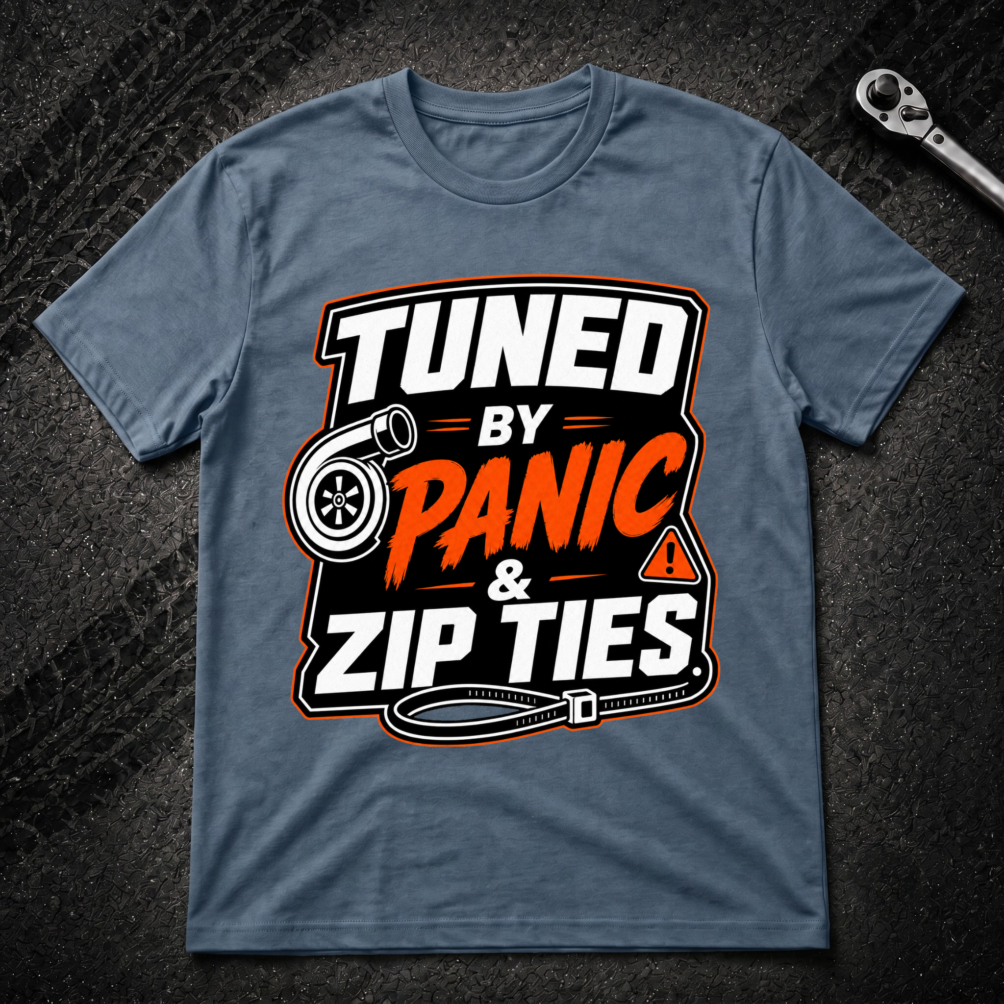 Tuned By Panic & Zip Ties T-Shirt