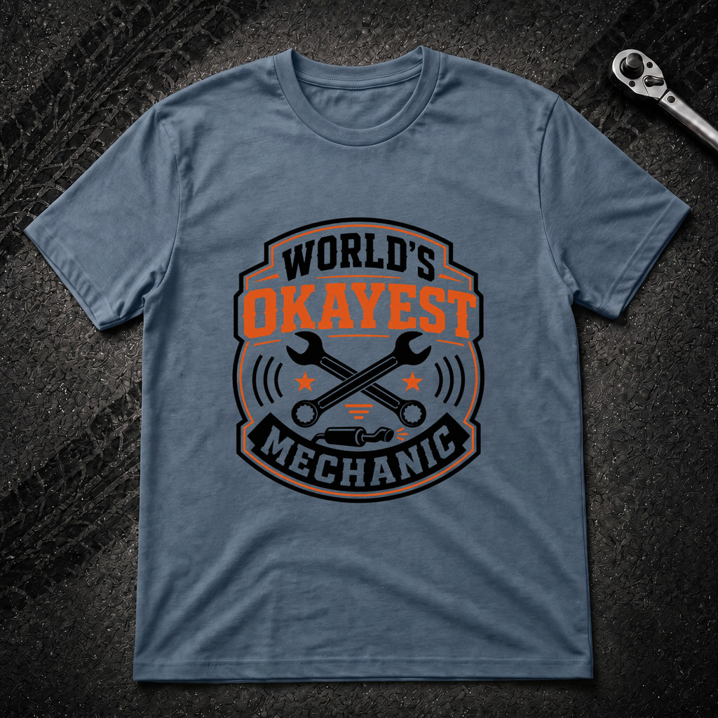 Worlds Okayest Mechanic T-Shirt