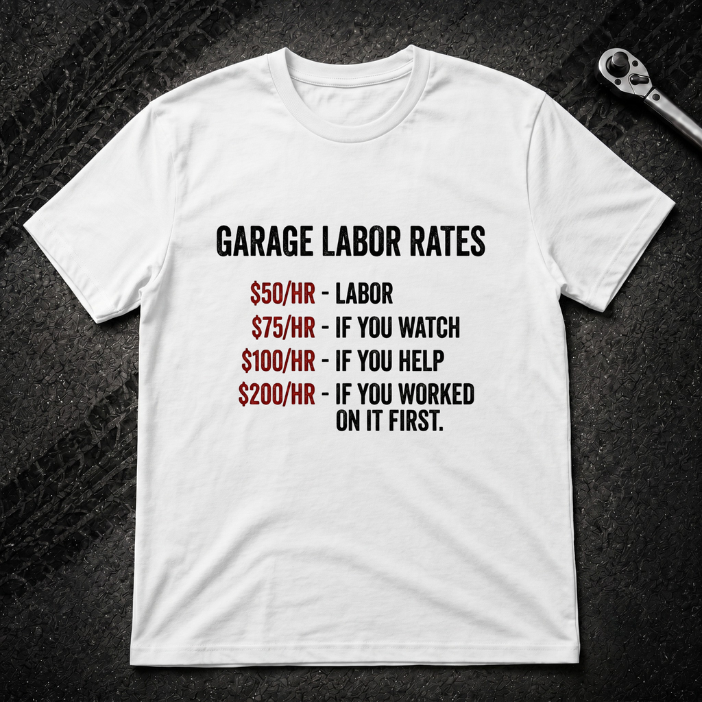 Garage Labor Rates T-Shirt