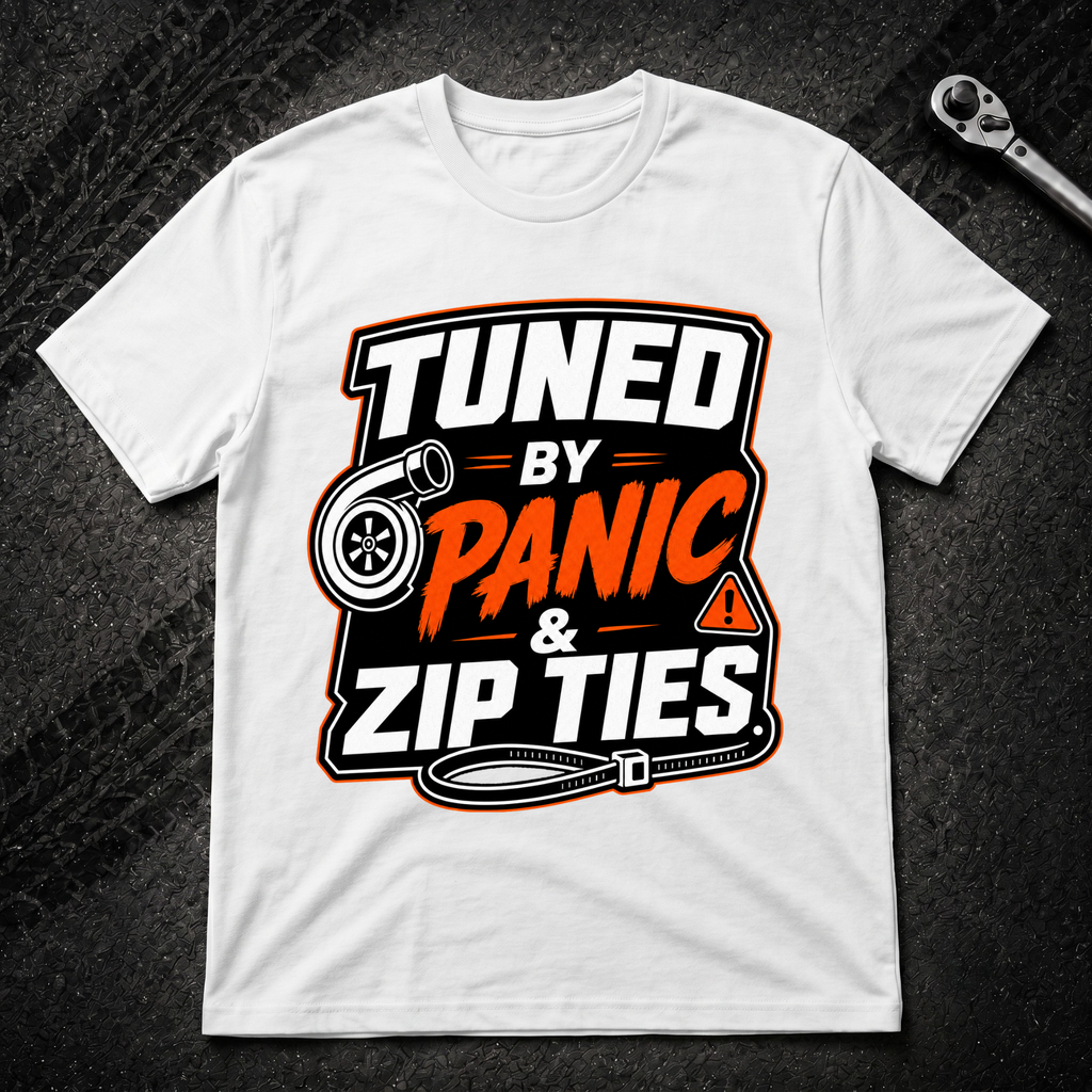 Tuned By Panic & Zip Ties T-Shirt