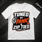 Tuned By Panic & Zip Ties T-Shirt