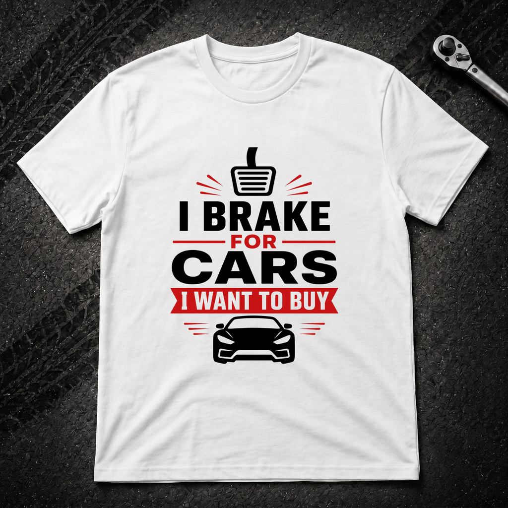 I Brake For Cars T-Shirt