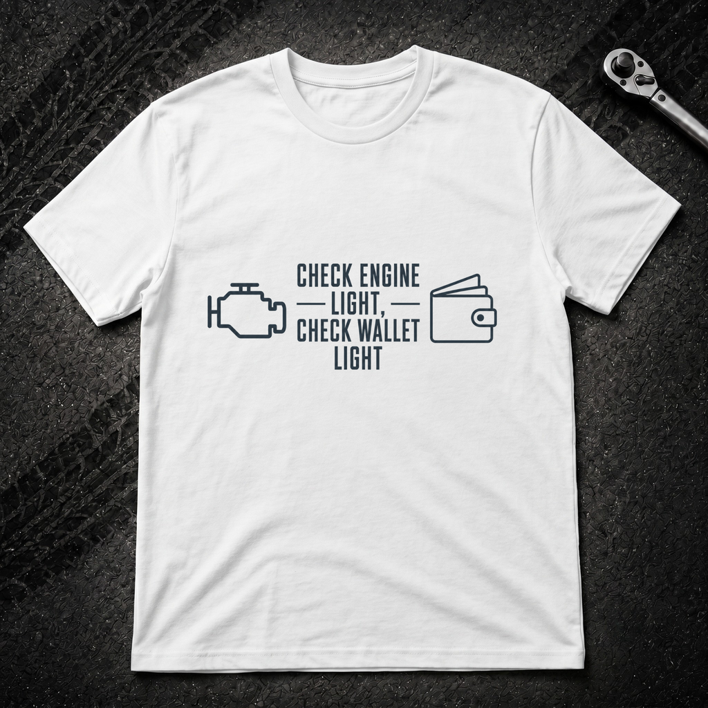 Check Wallet Light T-Shirt