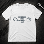 Check Wallet Light T-Shirt