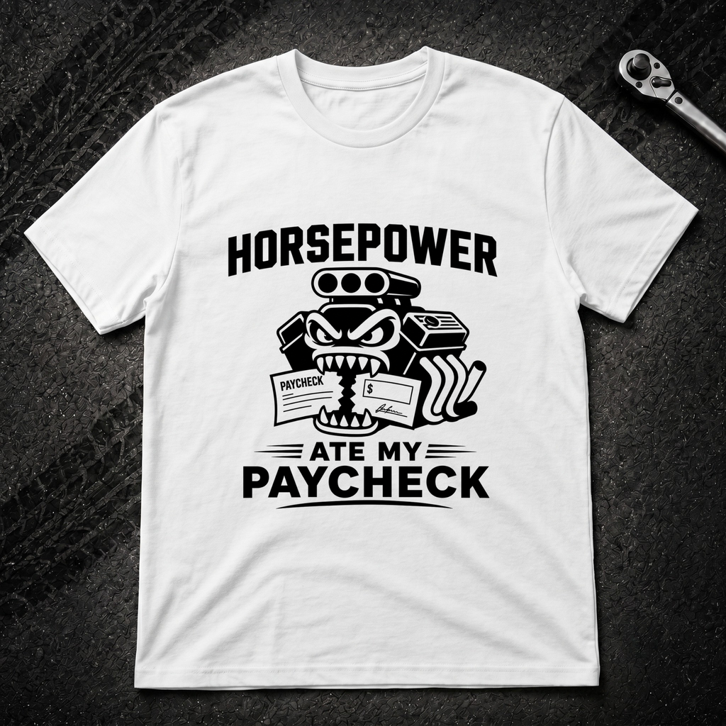 Horse Power Ate My Paycheck T-Shirt