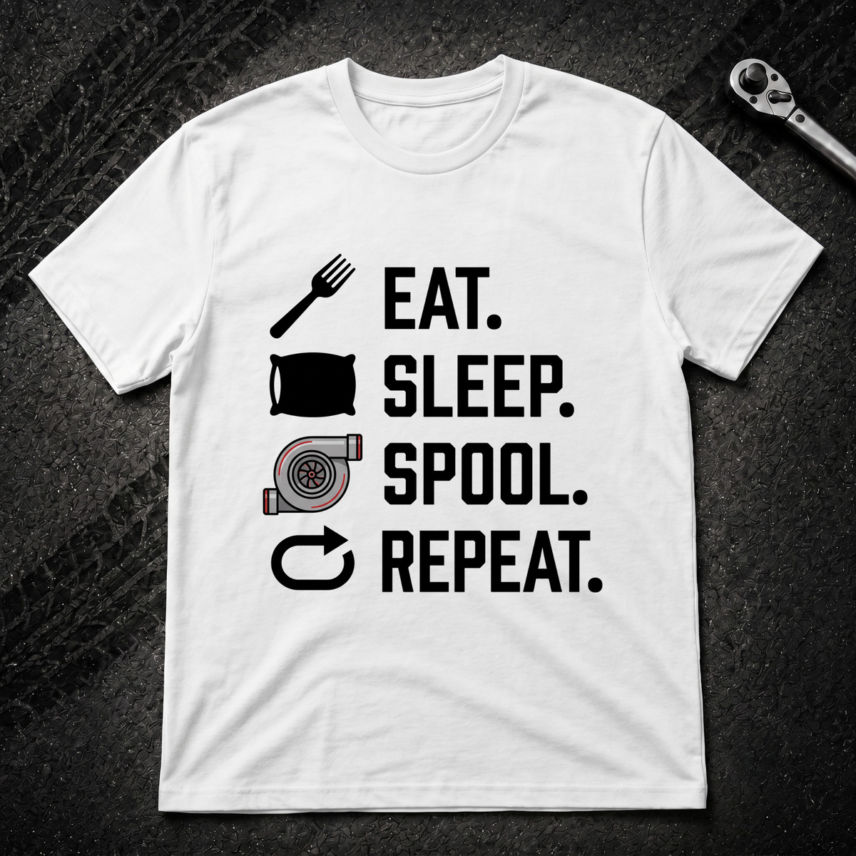 Eat Sleep Spool Repeat T-Shirt