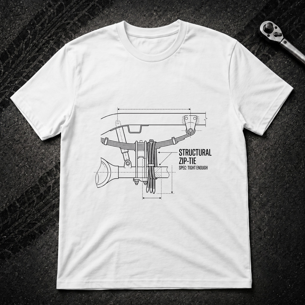 Structural Zip-tie T-Shirt