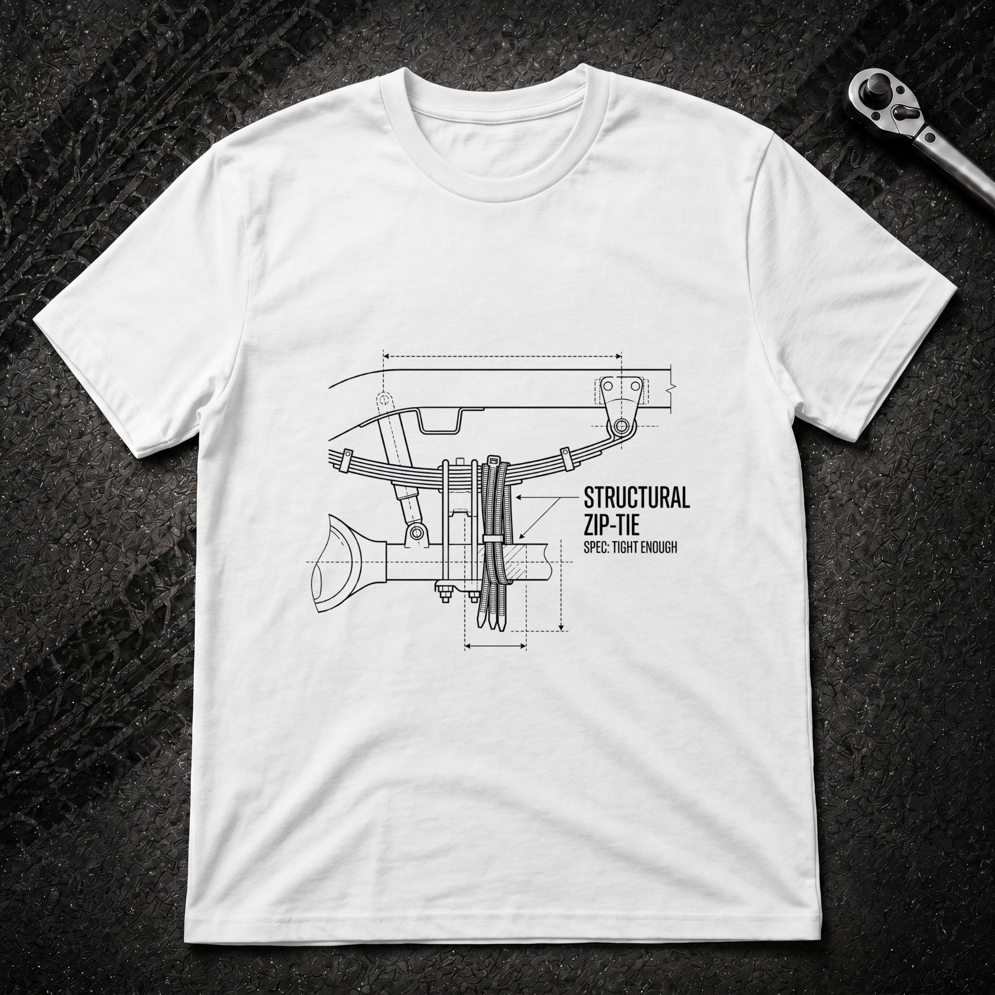 Structural Zip-tie T-Shirt