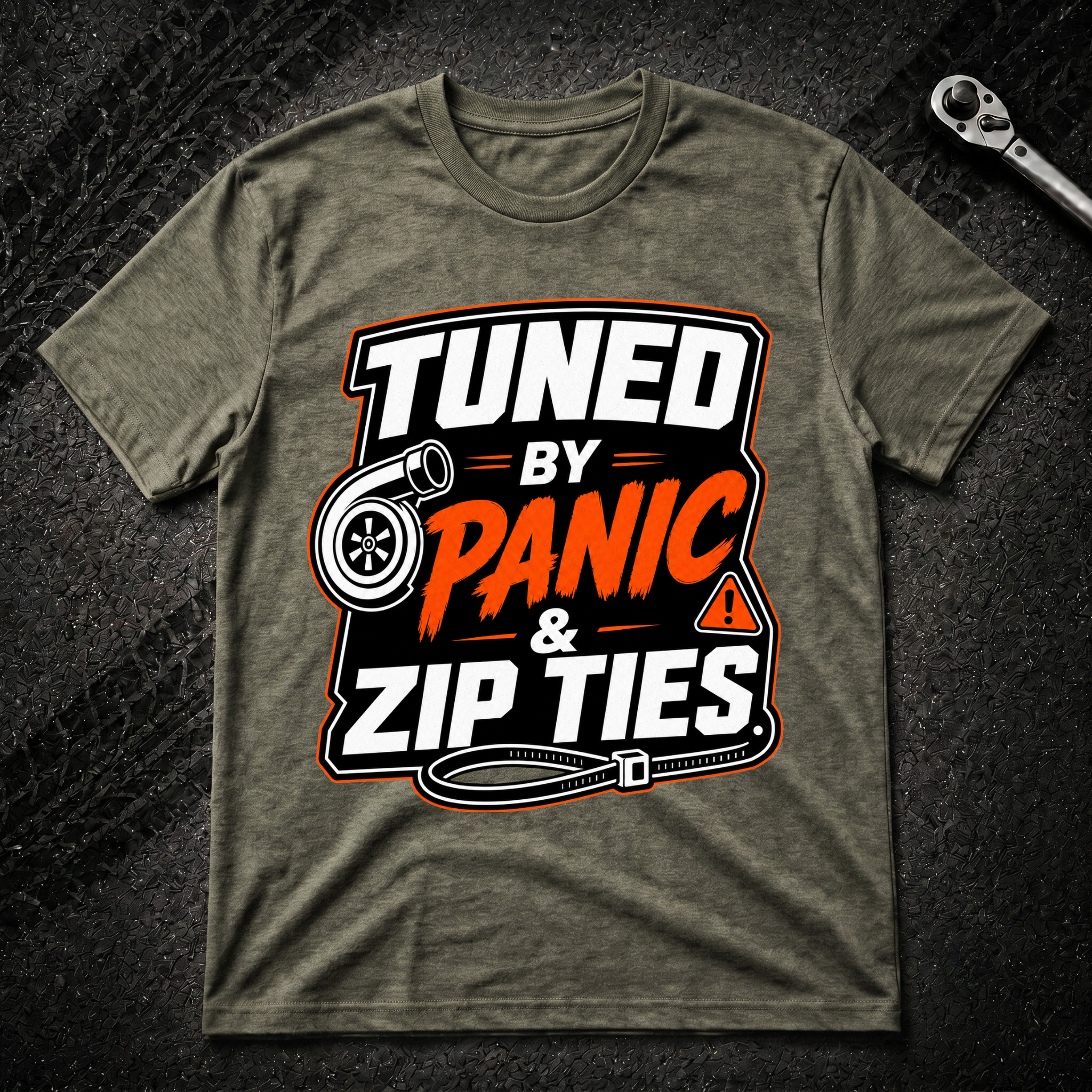 Tuned By Panic & Zip Ties T-Shirt