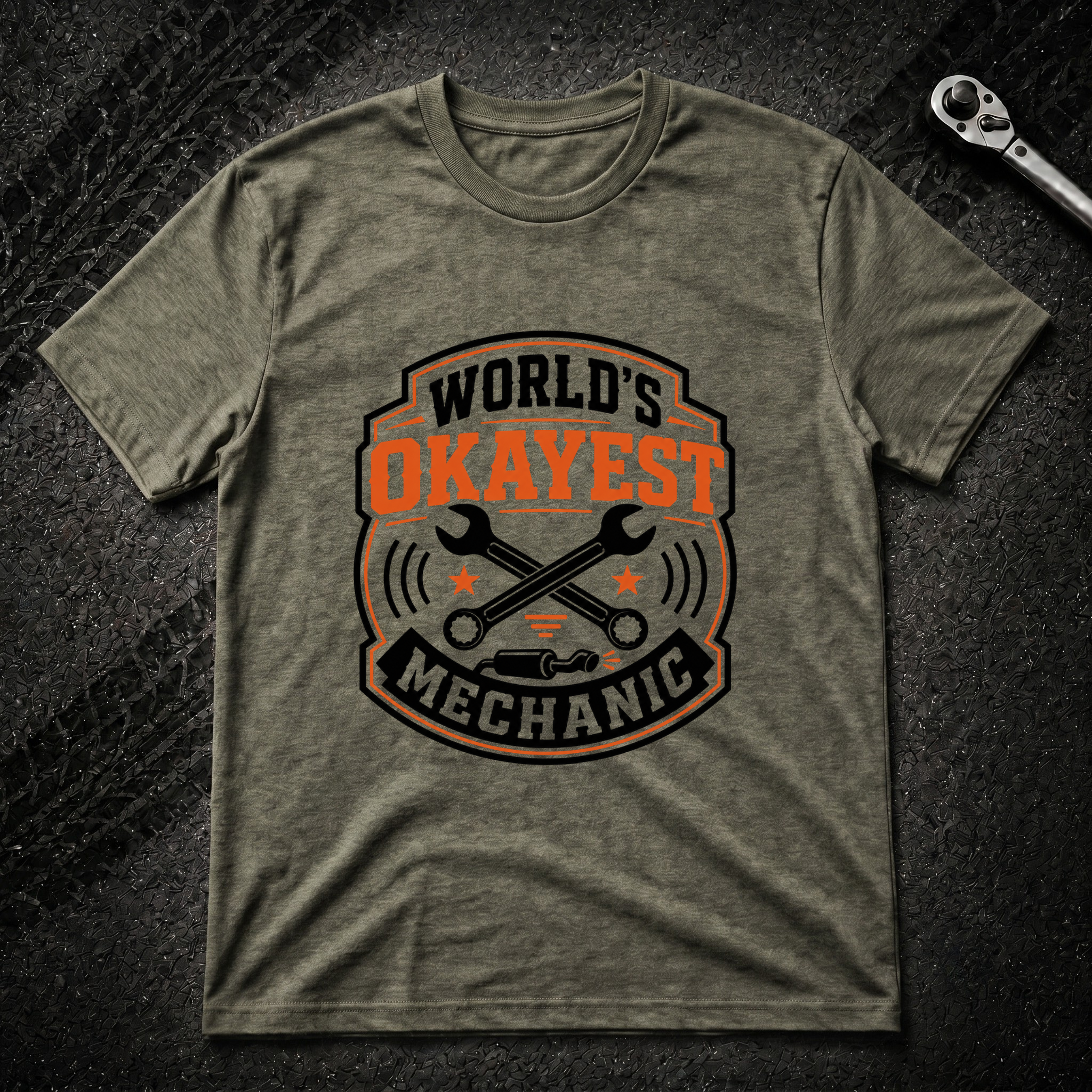 Worlds Okayest Mechanic T-Shirt