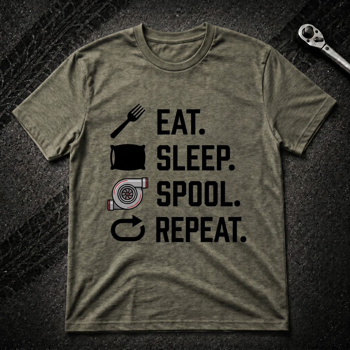 Eat Sleep Spool Repeat T-Shirt