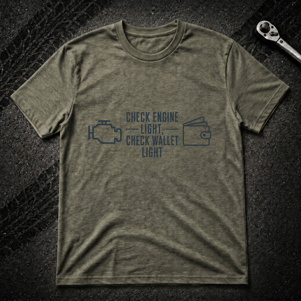 Check Wallet Light T-Shirt