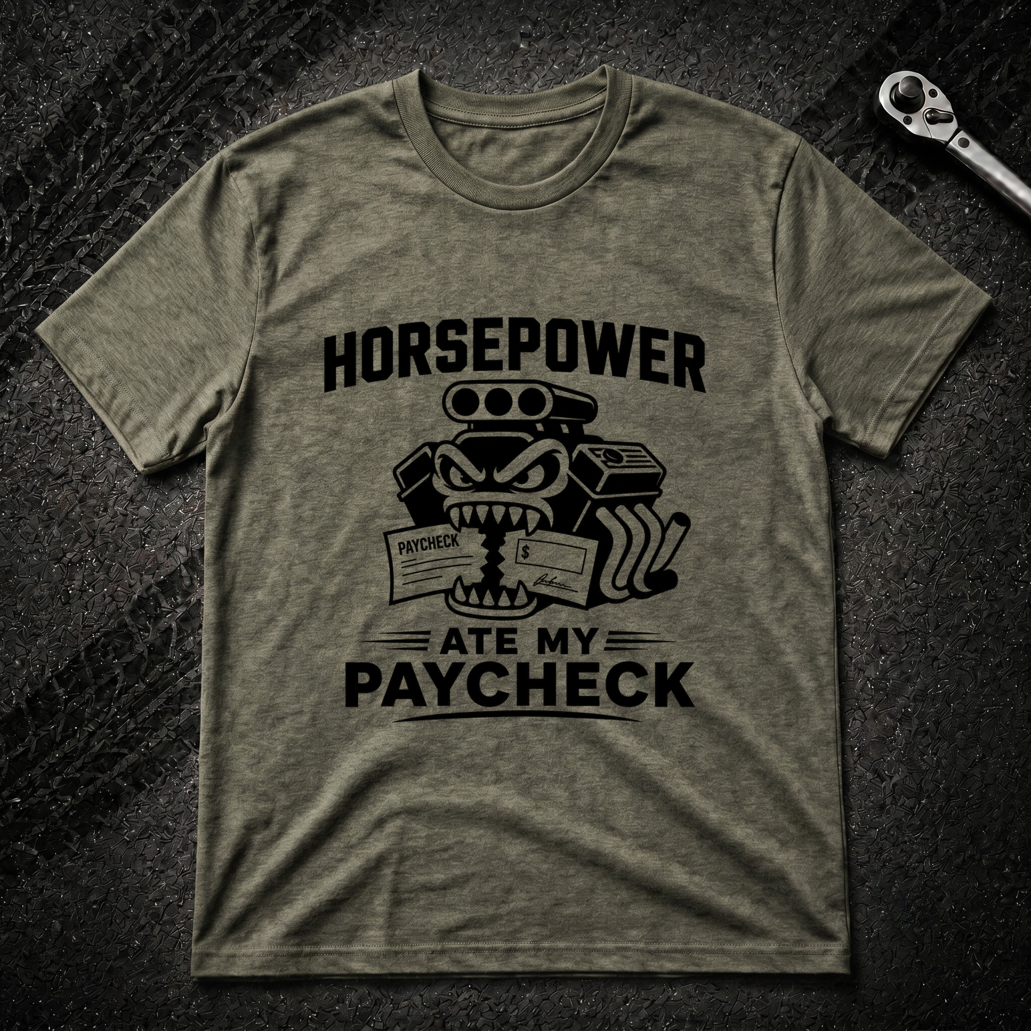 Horse Power Ate My Paycheck T-Shirt
